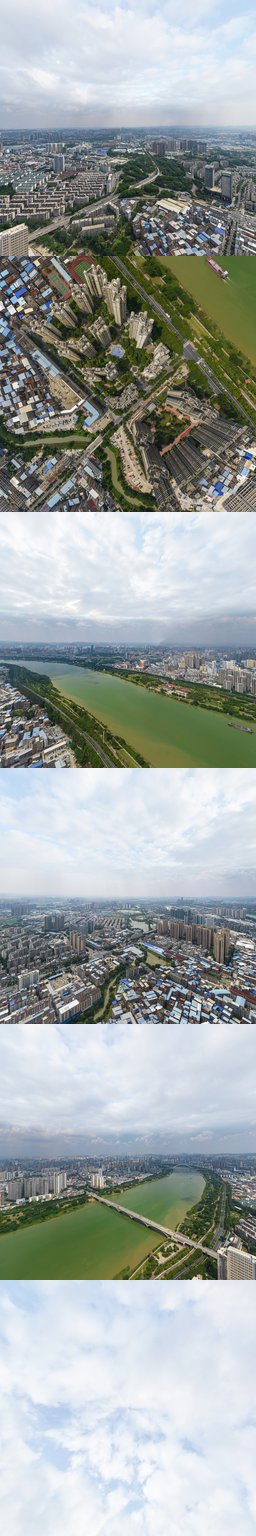 红日江景
